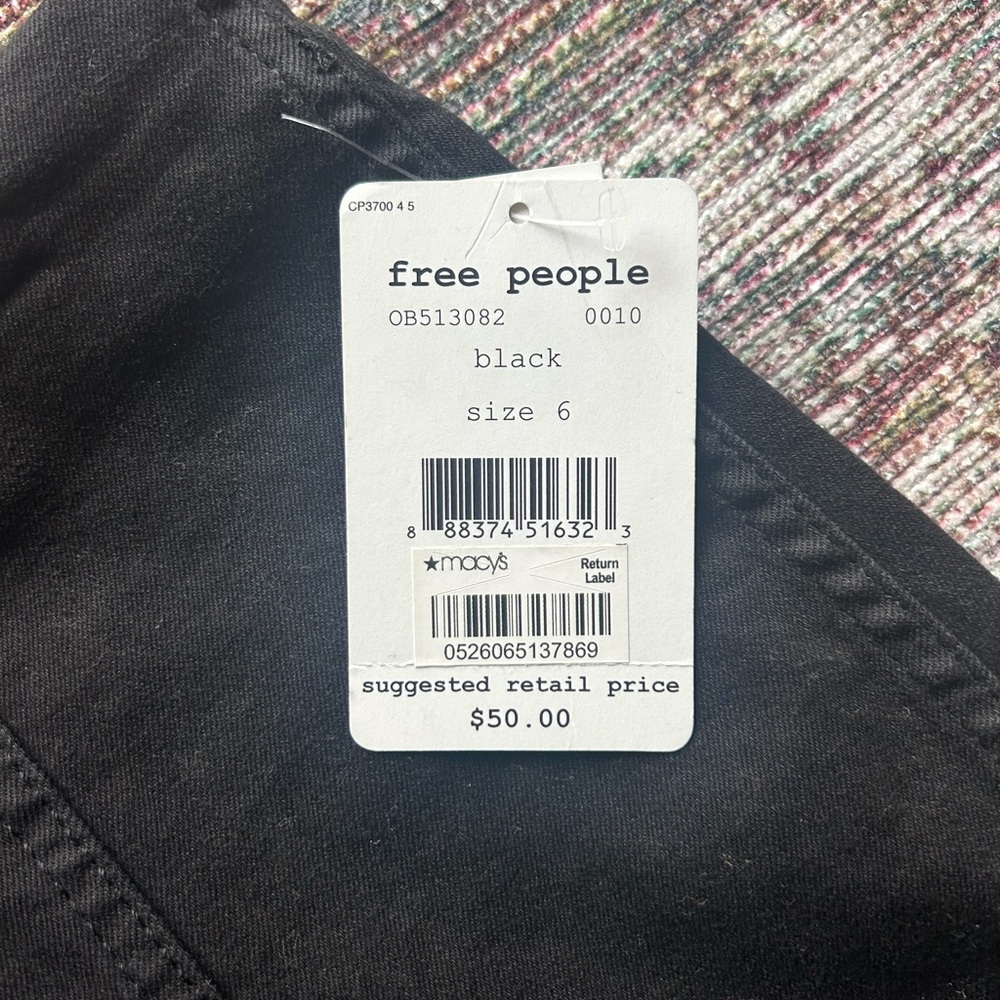 Free People Black Mini Skirt - Picture 2 of 3